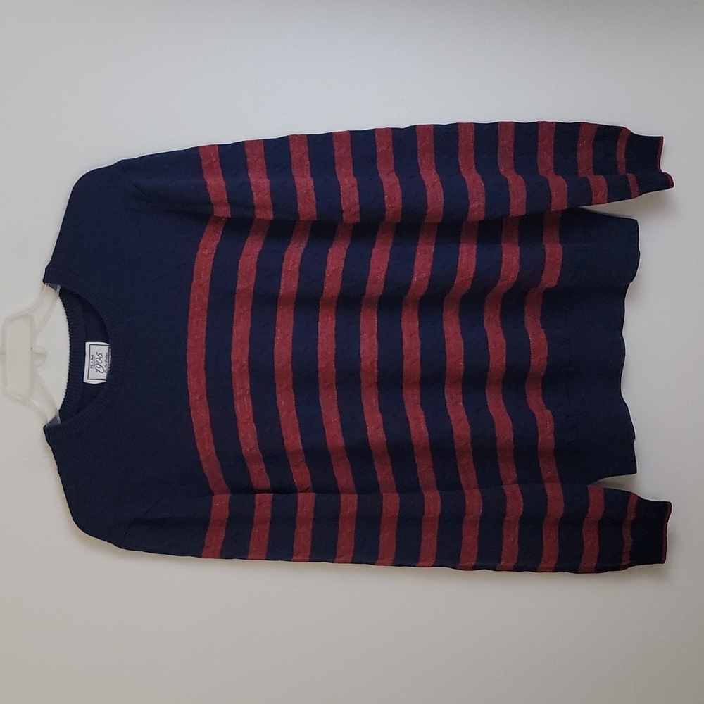 J.S.A. Bank 1905 Blue & Red Striped Sweater XL